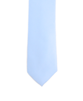 SKY BLUE - PLAIN SATIN TIE