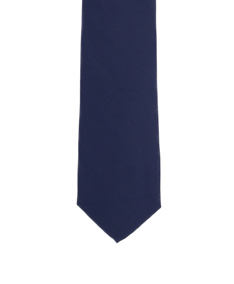 NAVY BLUE - PLAIN SATIN TIE