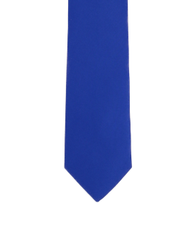 ROYAL BLUE - PLAIN SATIN TIE