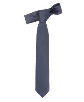 GREY - PLAIN SATIN TIE