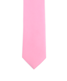 PINK - PLAIN SATIN TIE