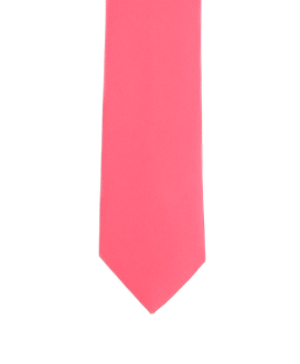 CANDY PINK - PLAIN SATIN TIE