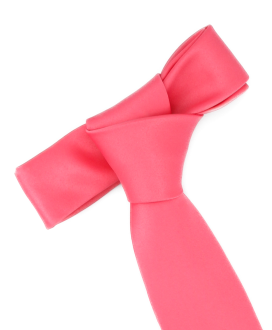 CANDY PINK - PLAIN SATIN TIE