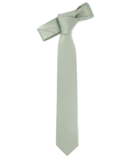 WATER GREEN - PLAIN SATIN TIE