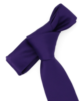 VIOLET - PLAIN SATIN TIE