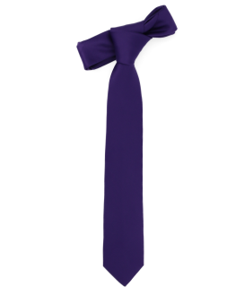 VIOLET - PLAIN SATIN TIE