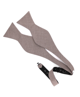 GREIGE - SELF BOW TIE