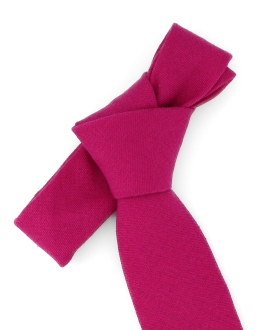 FUCHSIA - TIE - COTTON