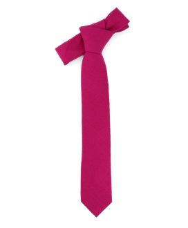 FUCHSIA - TIE - COTTON