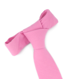 PINK - TIE - COTTON