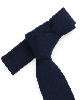 MIDNIGHT BLUE - CRAVATE EN COTON