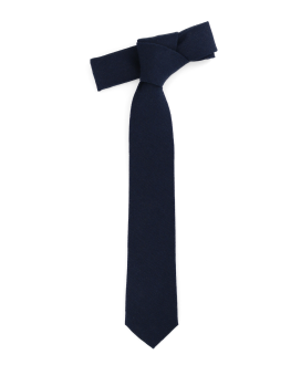 MIDNIGHT BLUE - TIE - COTTON