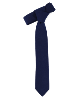 NAVY BLUE - TIE - COTTON