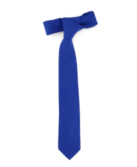 ROYAL BLUE - TIE - COTTON