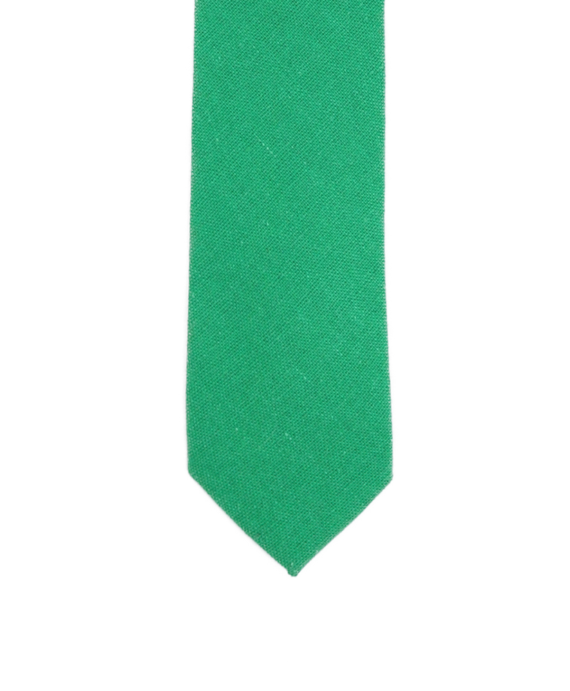 GREEN - TIE - COTTON