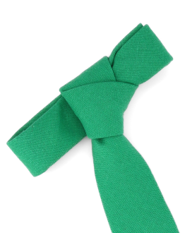 GREEN - TIE - COTTON