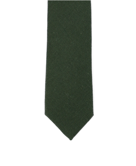 FOREST GREEN - TIE - COTTON