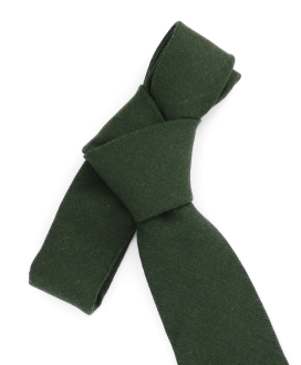 FOREST GREEN - TIE - COTTON