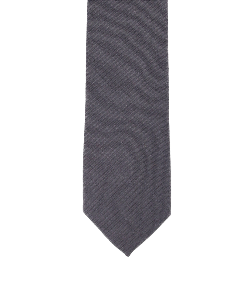 MEDIUM GREY - TIE - COTTON