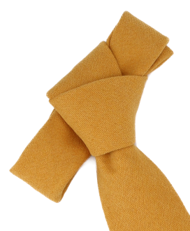 WHEAT YELLOW - TIE - SOFT VELVET