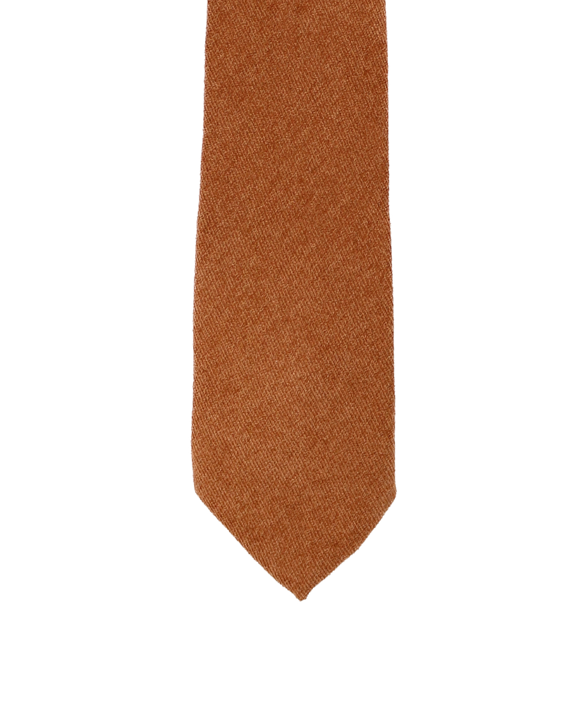 CARAMEL BROWN - TIE - SOFT VELVET