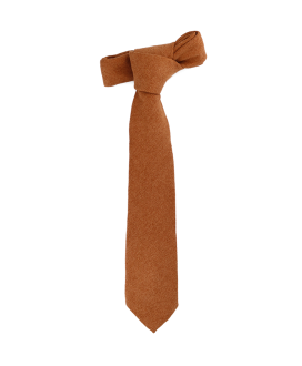 CARAMEL BROWN - TIE - SOFT VELVET