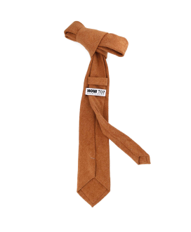 CARAMEL BROWN - TIE - SOFT VELVET