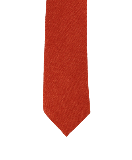 BRICK ORANGE - TIE - SOFT VELVET