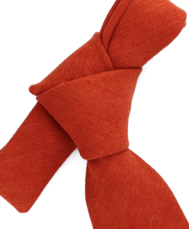 BRICK ORANGE - TIE - SOFT VELVET