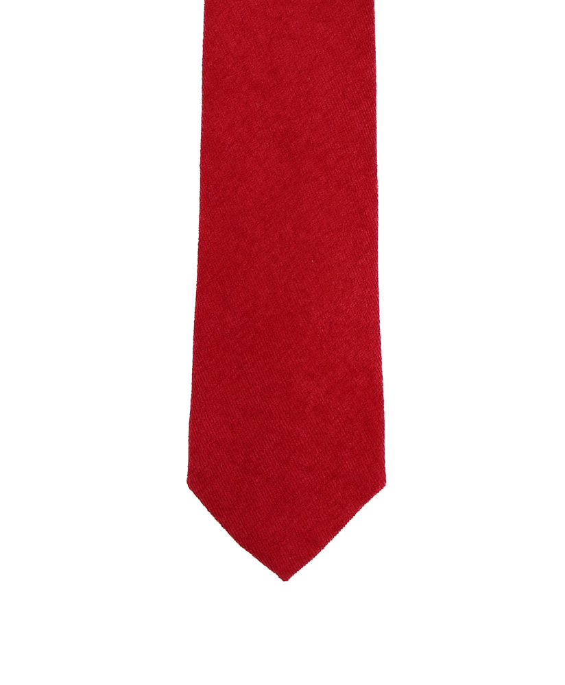 RASPBERRY RED - TIE - SOFT VELVET