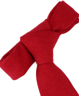 RASPBERRY RED - TIE - SOFT VELVET