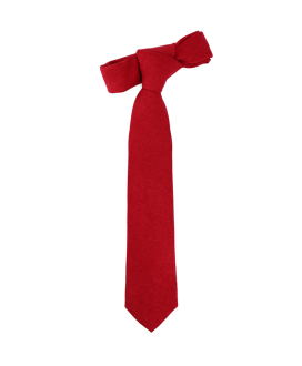 RASPBERRY RED - TIE - SOFT VELVET