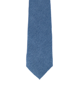 MEDIUM BLUE - TIE - SOFT VELVET