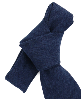 DARK BLUE - TIE - SOFT VELVET