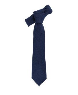 DARK BLUE - TIE - SOFT VELVET