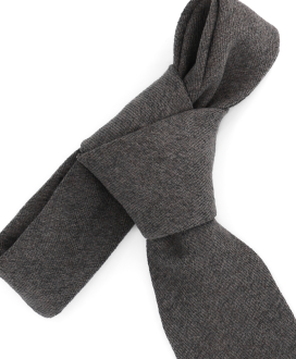 GREY - TIE - SOFT VELVET