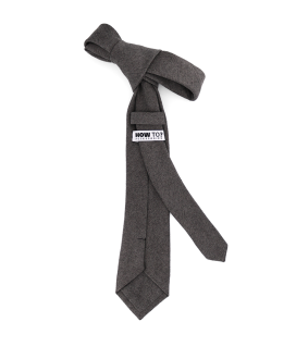 GREY - TIE - SOFT VELVET