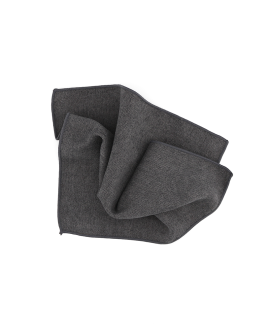 GREY - POCKET SQUARE - SOFT VELVET