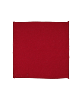 CRIMSON RED - POCKET SQUARE - COTTON