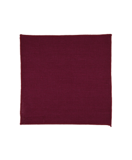 WINE - POCKET SQUARE - COTTON