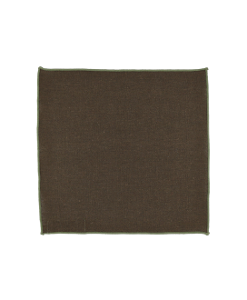 KAKI GREEN - POCKET SQUARE - COTTON