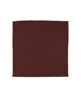 DARK BROWN - POCHETTE EN COTON