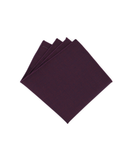 DARK PURPLE - POCHETTE - BAMBOO ECO-LINE