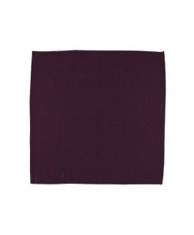 DARK PURPLE - POCKET SQUARE - BAMBOO ECO-LINE