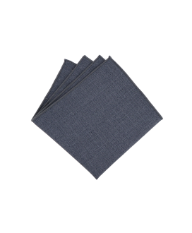 GREY - POCKET SQUARE - BAMBOO ECO-LINE