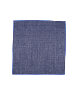 BLUE GREY - POCKET SQUARE - BAMBOO ECO-LINE