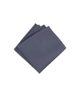 GREY - SATIN POCKET SQUARE