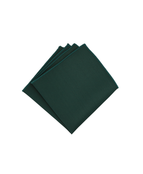 FOREST GREEN - SATIN POCKET SQUARE