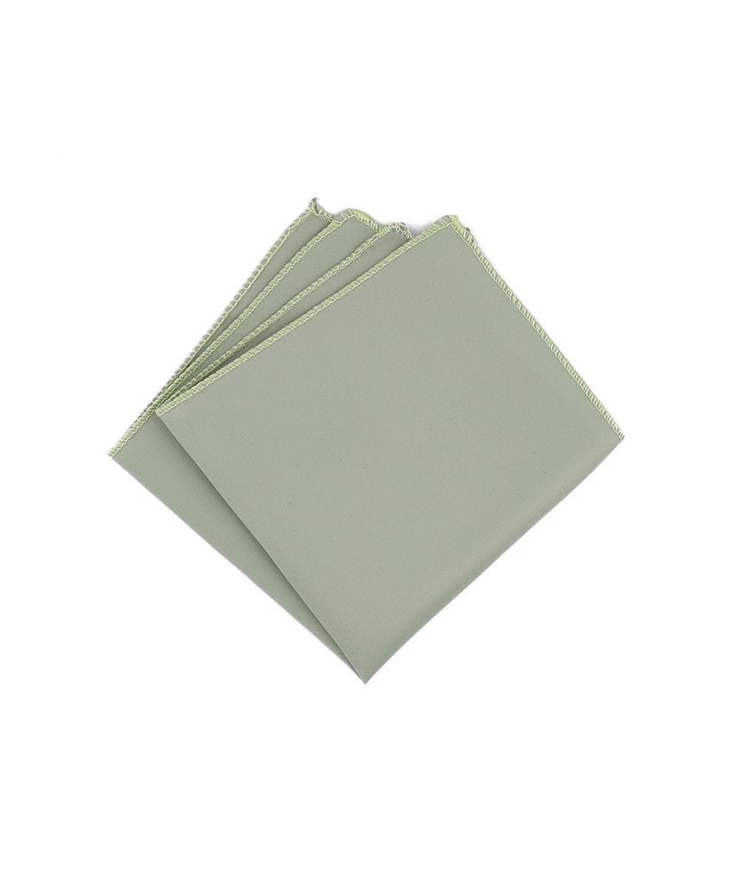 WATER GREEN - SATIN POCKET SQUARE