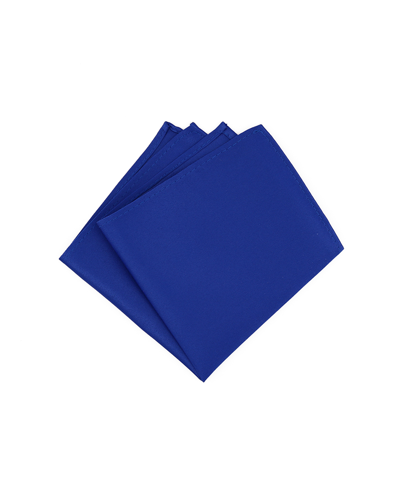 ROYAL BLUE - POCHETTE UNIE EN SATIN